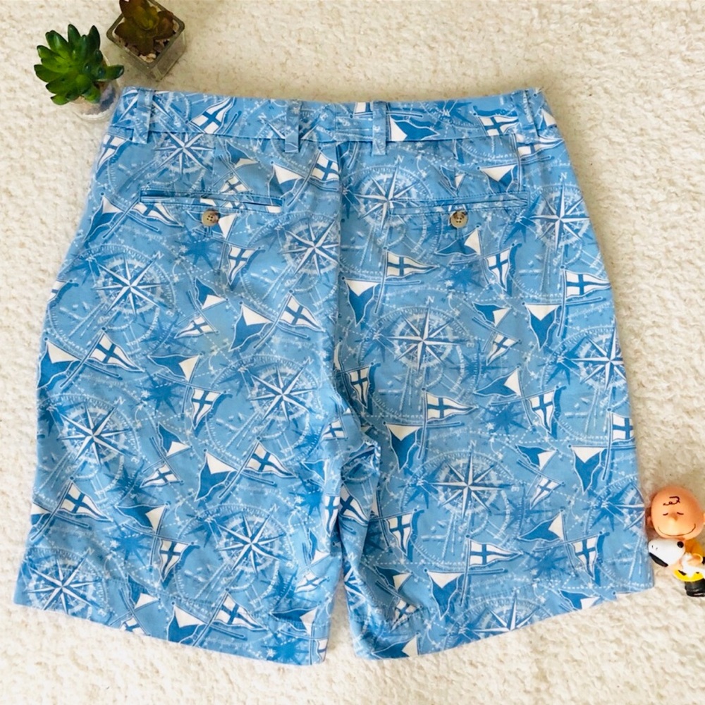 Vineyard Vines Blue Nautical Breaker Shorts Sz 32